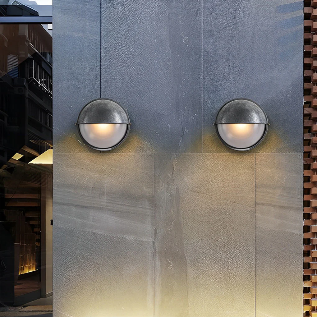Rth Cast Retro Industrial Outdoor Wall Lamp - Image 5