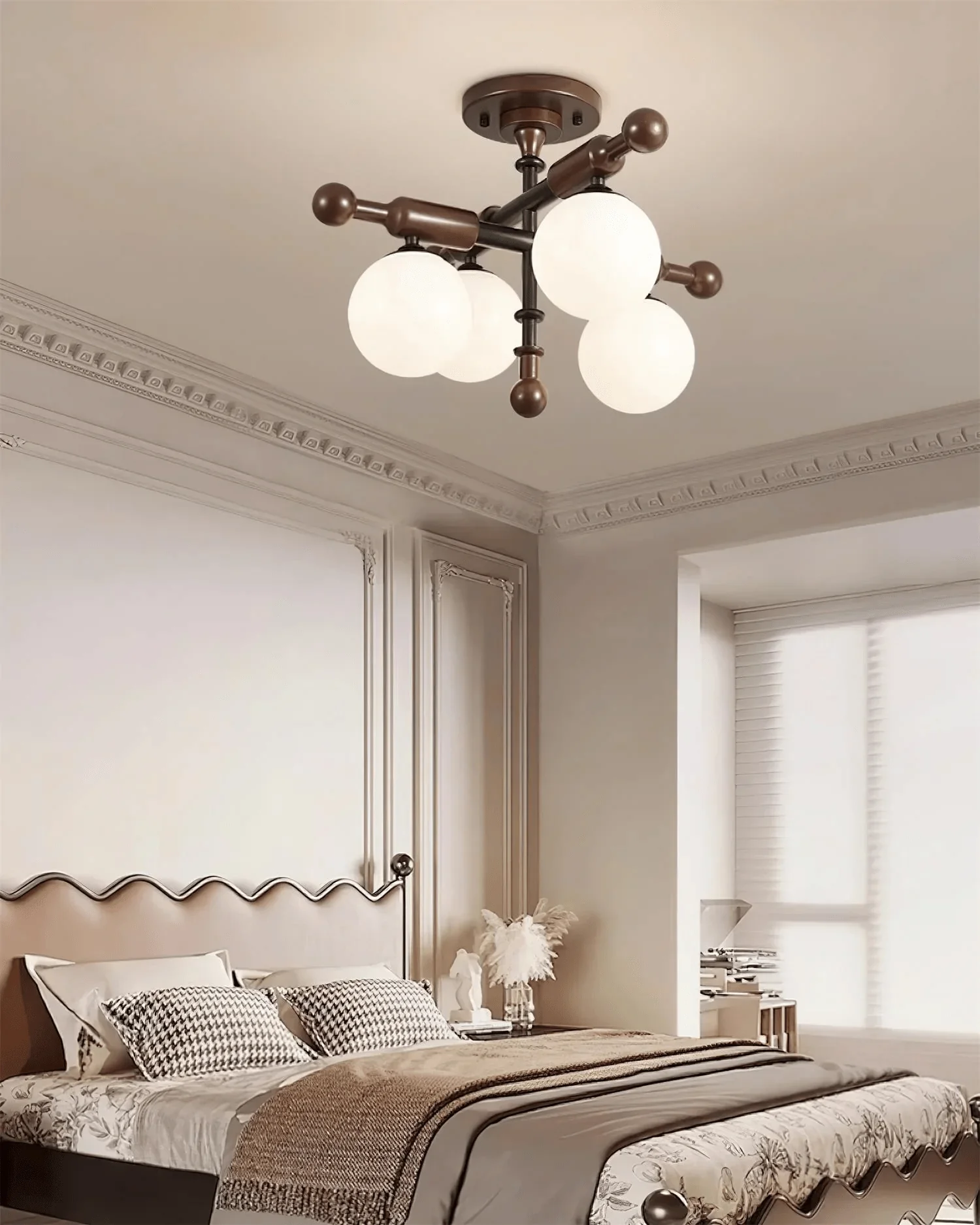 Rusticana Crossbeam Wood Ceiling Light - Image 5