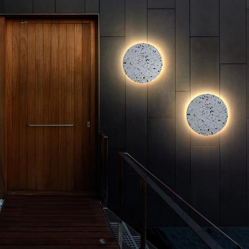 Ruth Minimalist Waterproof Terrazzo Outdoor Wall Lights - Image 4