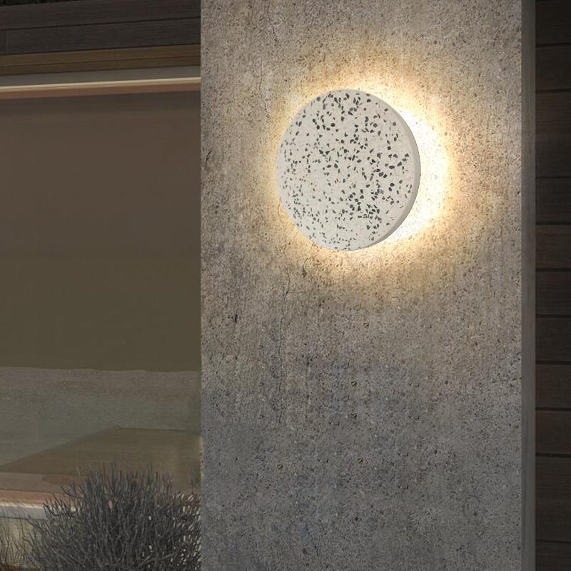 Ruth Minimalist Waterproof Terrazzo Outdoor Wall Lights - Image 5