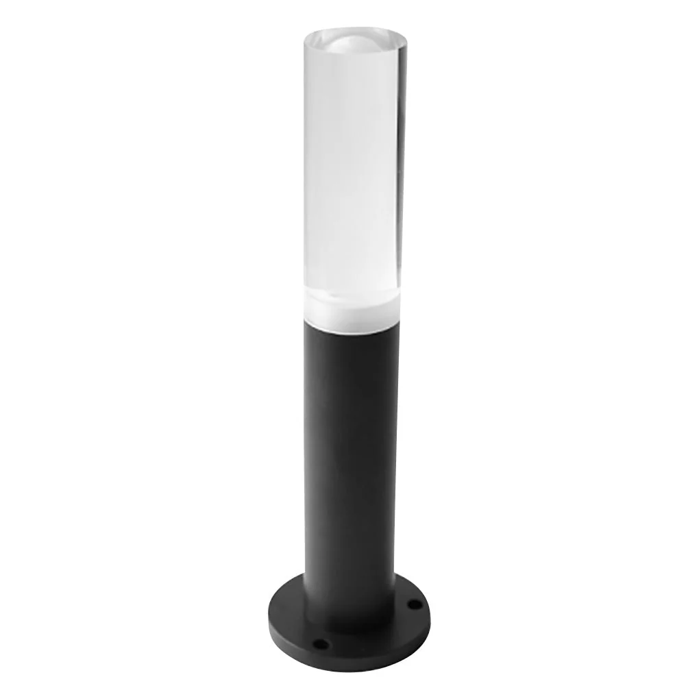 Ryan Transparent Modern Outdoor Pathway Bollard Lights - Image 12