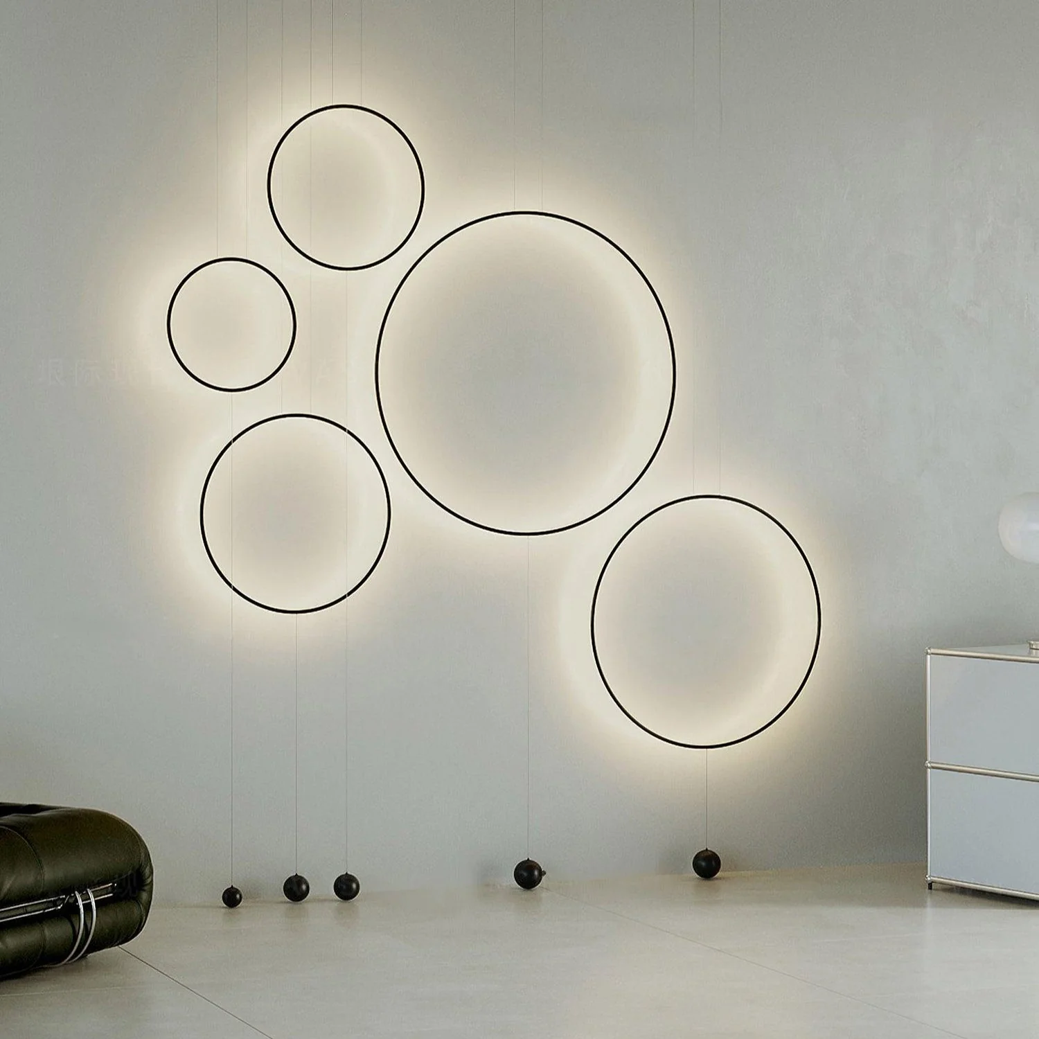 Ryker Minimalist Circle Pendant Light - Image 13