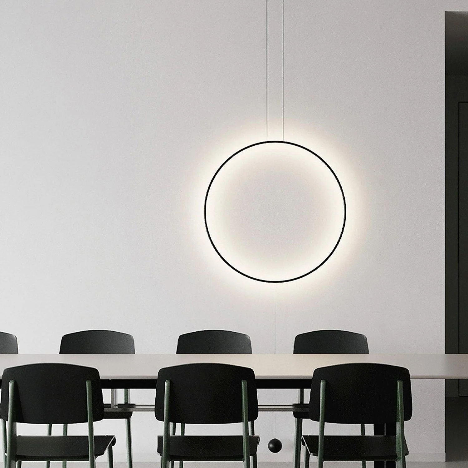 Ryker Minimalist Circle Pendant Light - Image 5