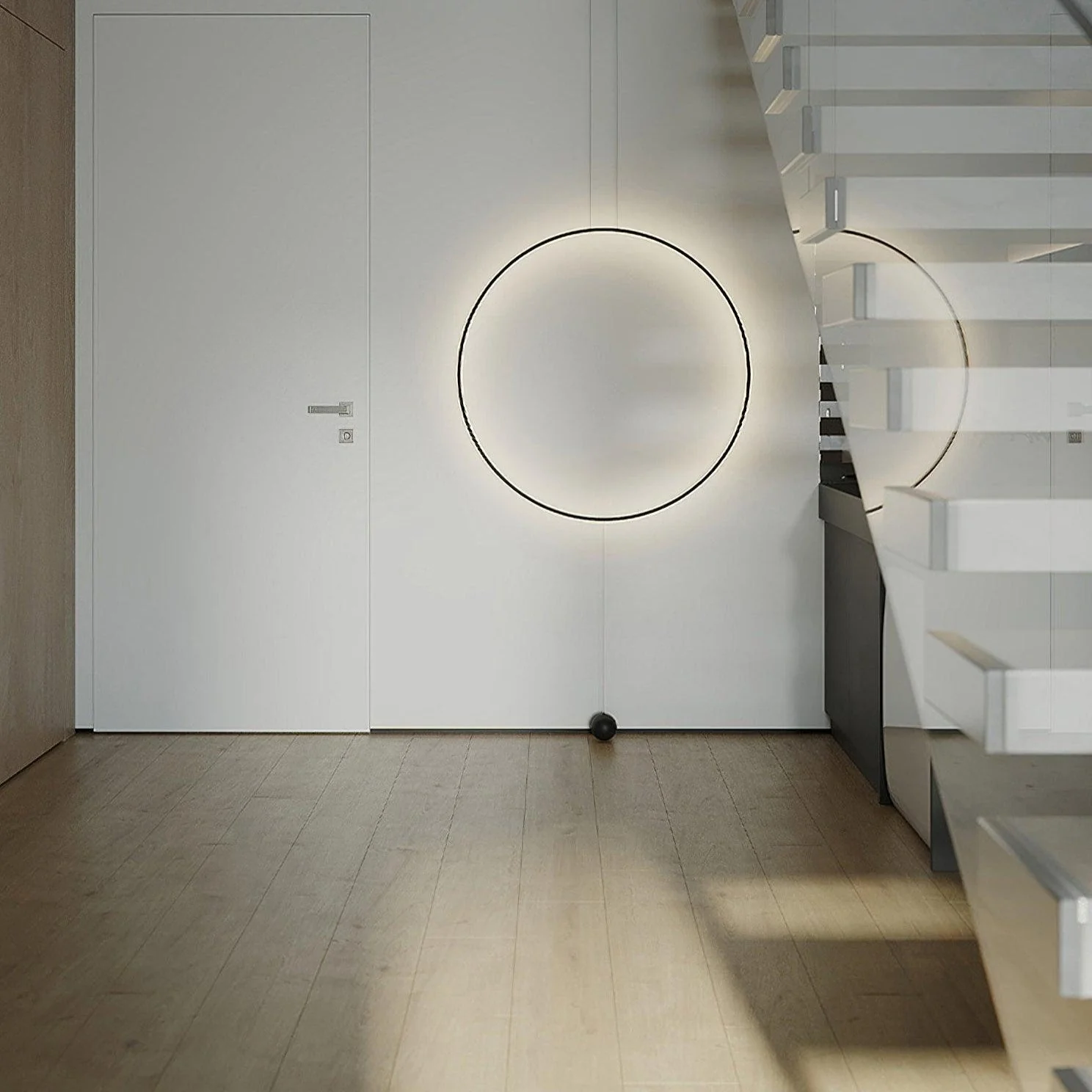 Ryker Minimalist Circle Pendant Light - Image 7