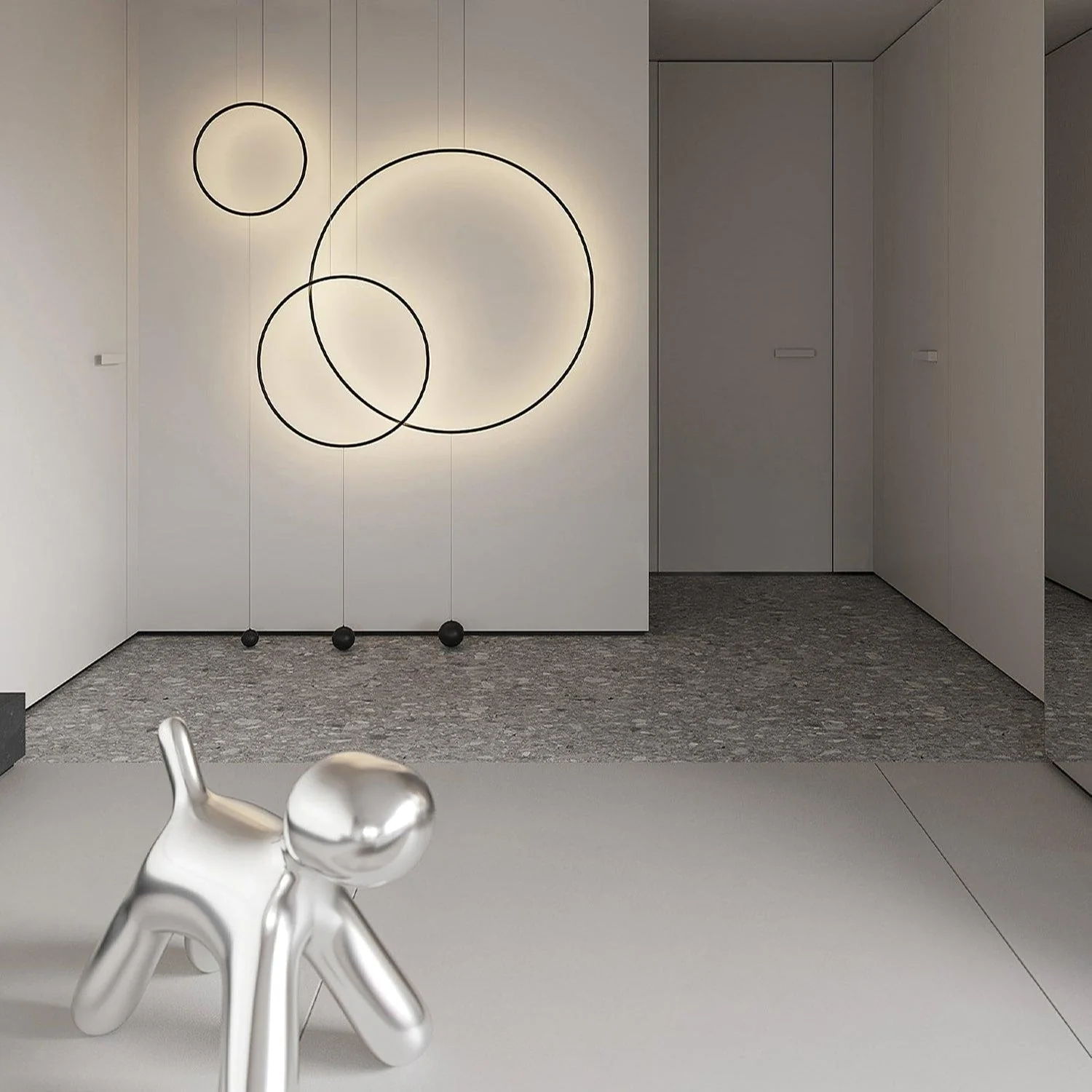 Ryker Minimalist Circle Pendant Light - Image 9