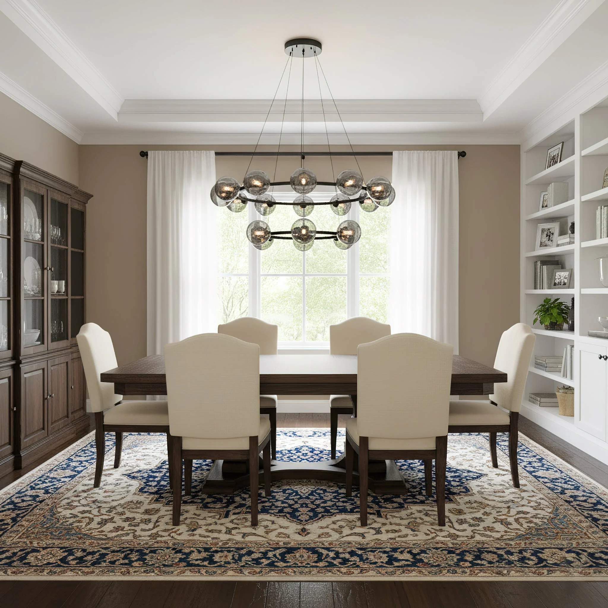 Rylian Modern Glass Chandelier - Image 11
