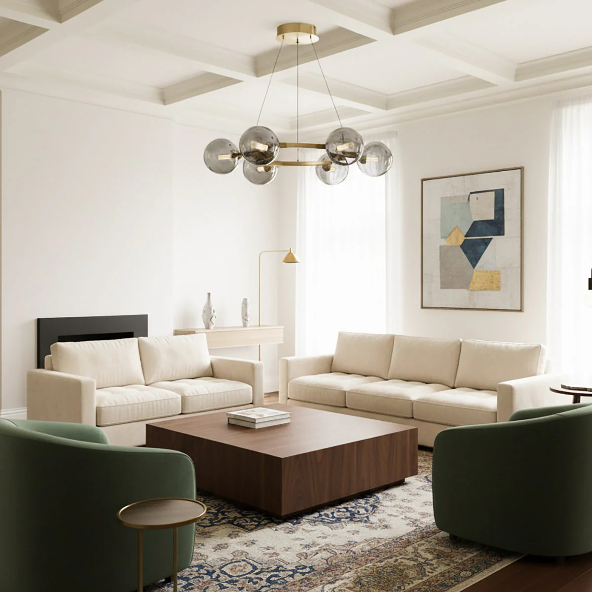 Rylian Modern Glass Chandelier - Image 19