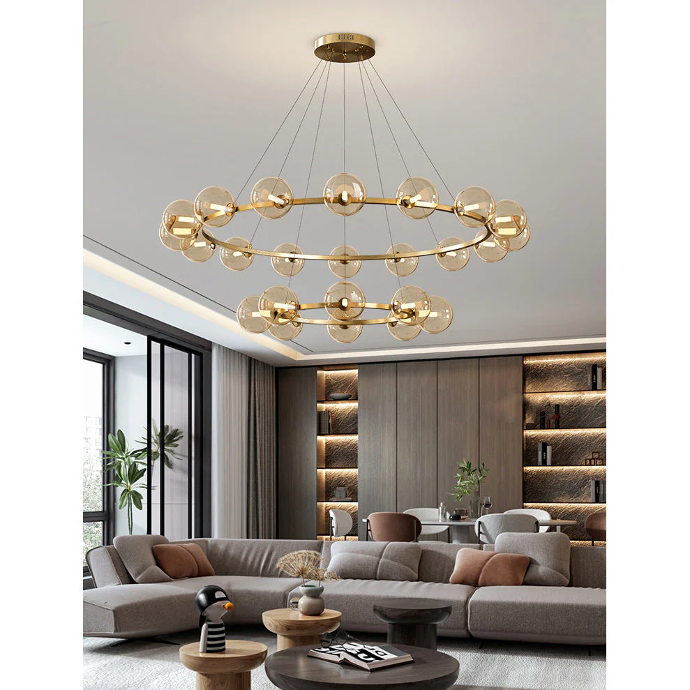 Rylian Modern Glass Chandelier - Image 22