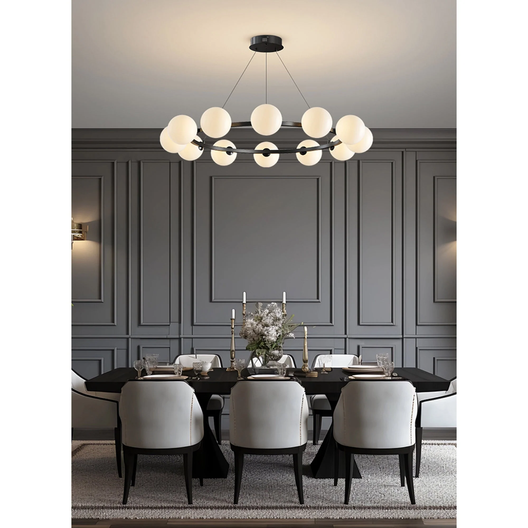 Rylian Modern Glass Chandelier - Image 23