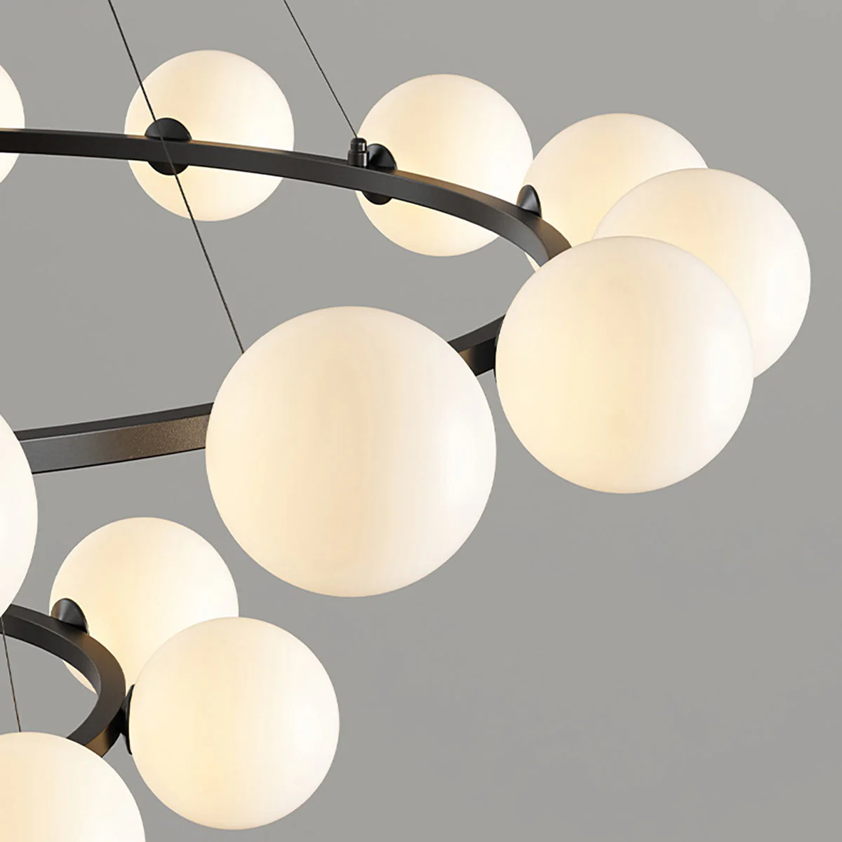 Rylian Modern Glass Chandelier - Image 25