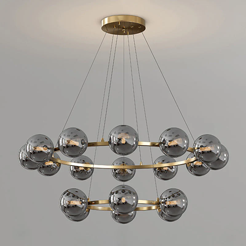 Rylian Modern Glass Chandelier - Image 30