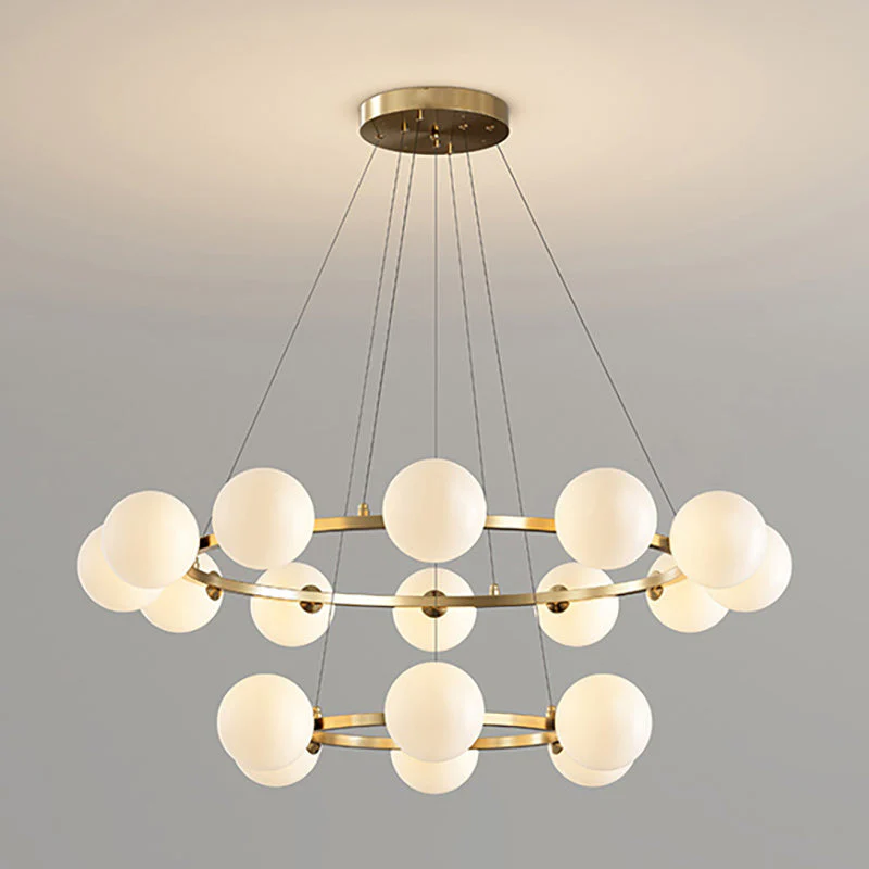 Rylian Modern Glass Chandelier - Image 40