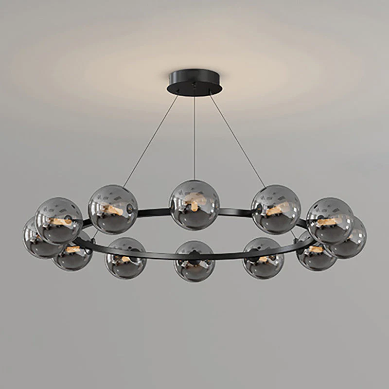 Rylian Modern Glass Chandelier - Image 43