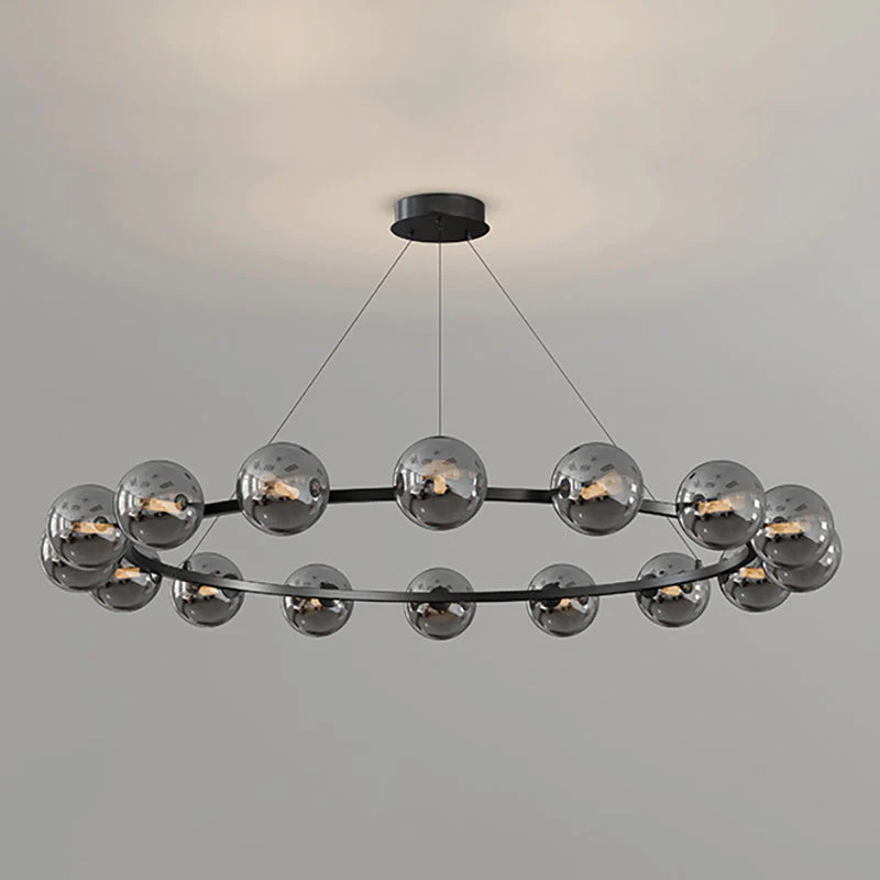 Rylian Modern Glass Chandelier - Image 44