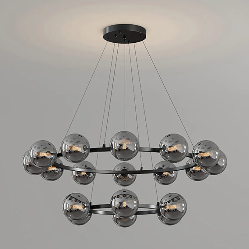 Rylian Modern Glass Chandelier - Image 45