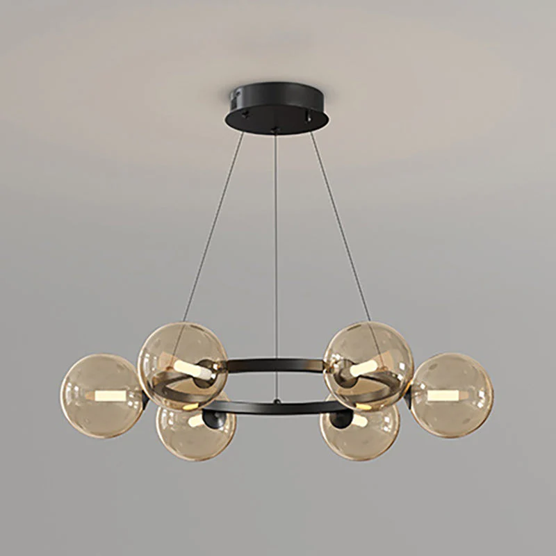 Rylian Modern Glass Chandelier - Image 60