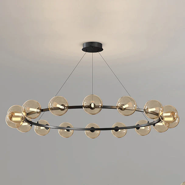 Rylian Modern Glass Chandelier - Image 76