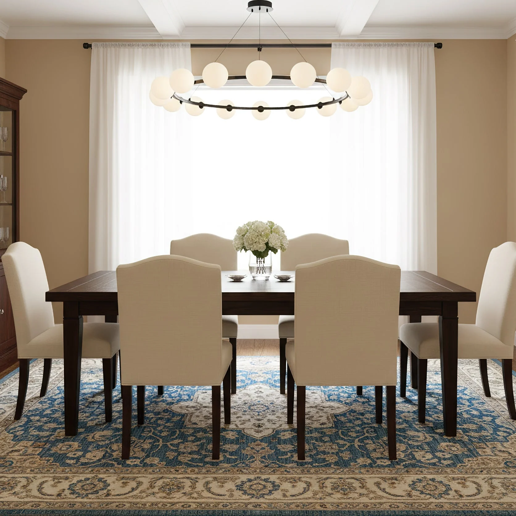 Rylian Modern Glass Chandelier - Image 8