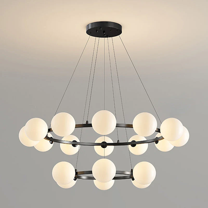 Rylian Modern Glass Chandelier - Image 82
