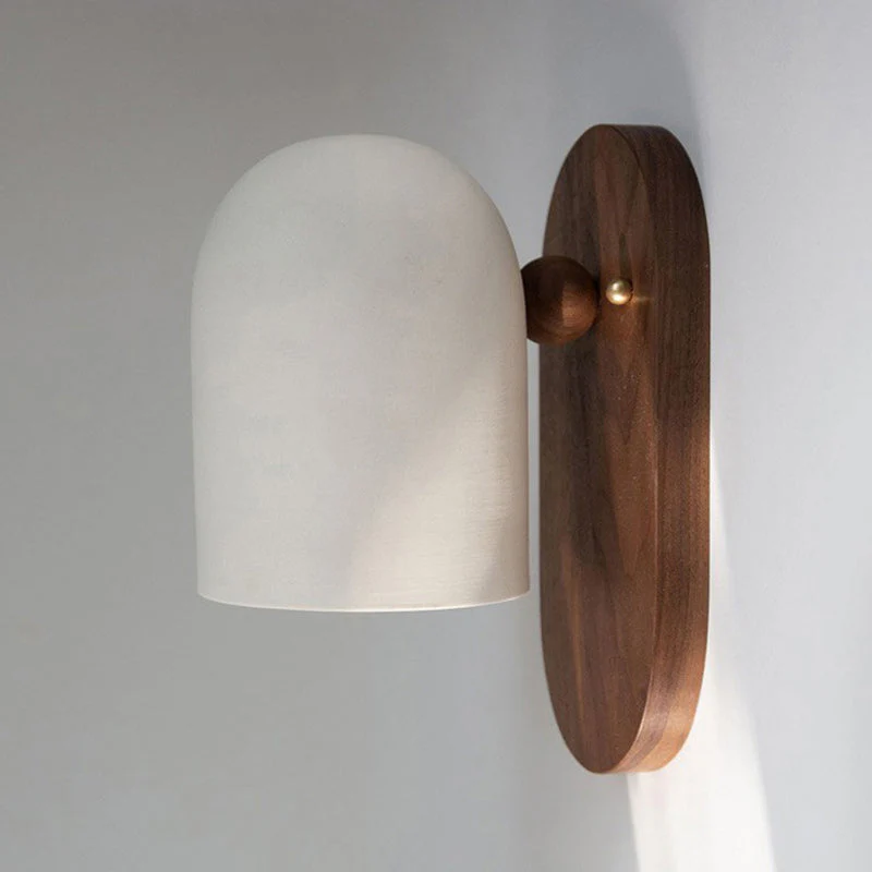 Sables Farmhouse Walnut Wall Light - Image 21