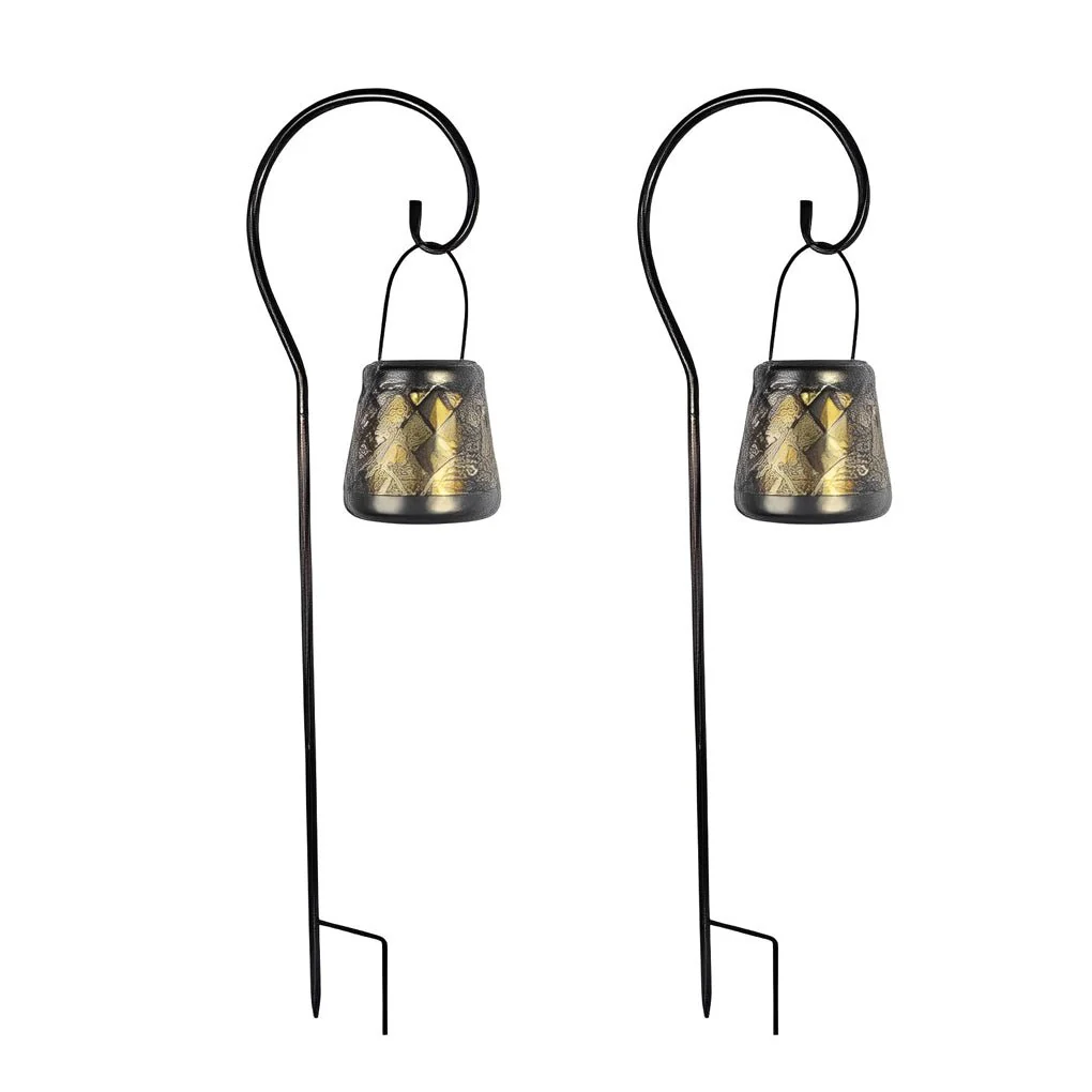 Saena Retro Mesh Solar Outdoor Hanging Lights - Image 5