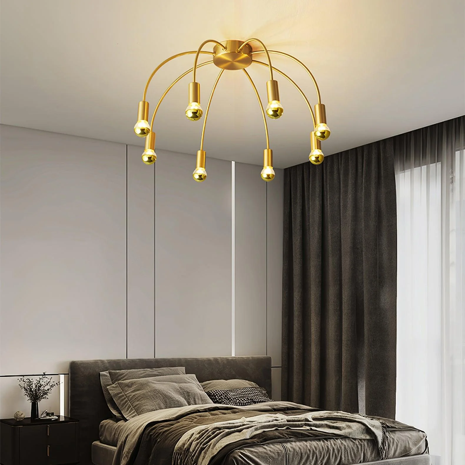 Sage Luxury Glass Ceiling Lamp - Image 16