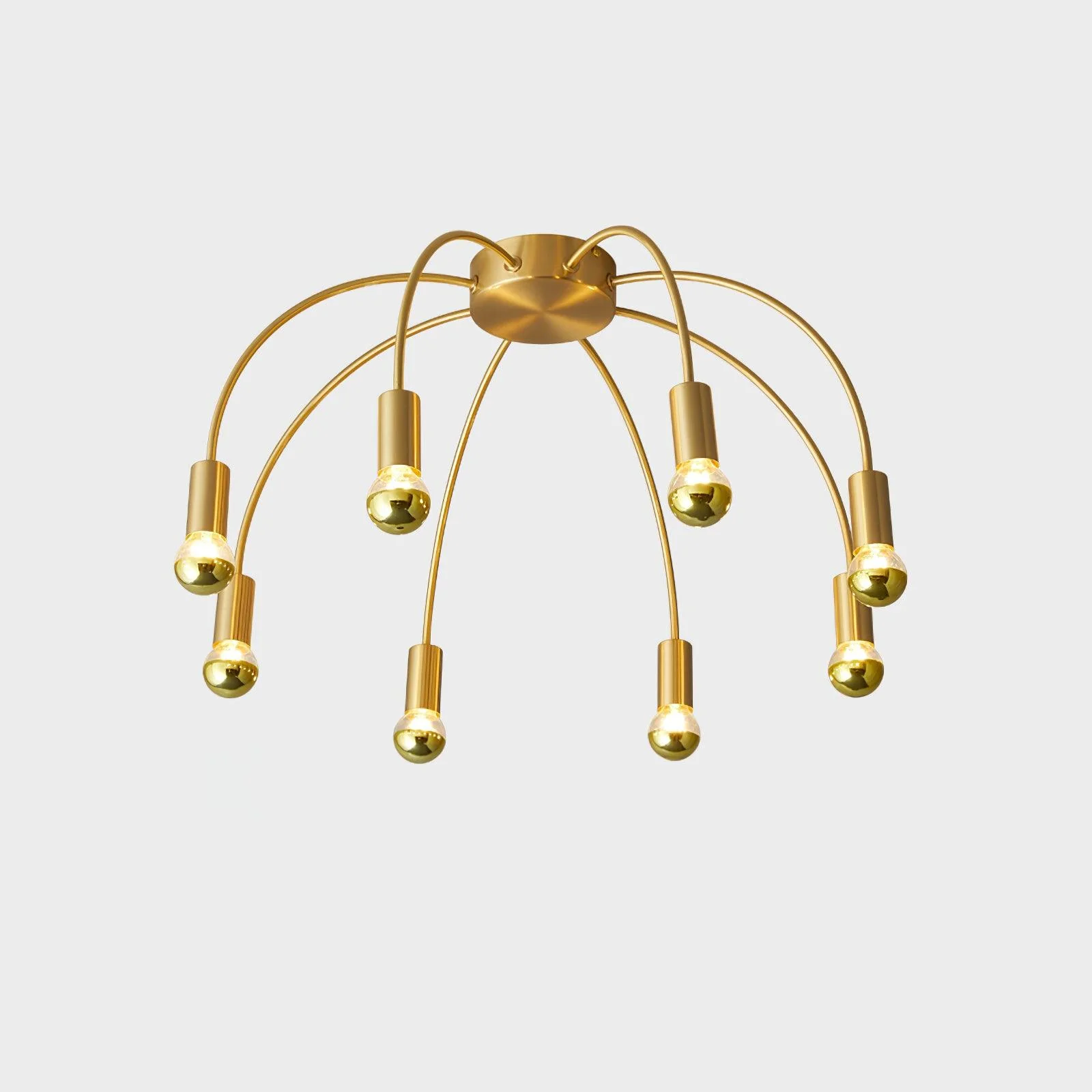 Sage Luxury Glass Ceiling Lamp - Image 3