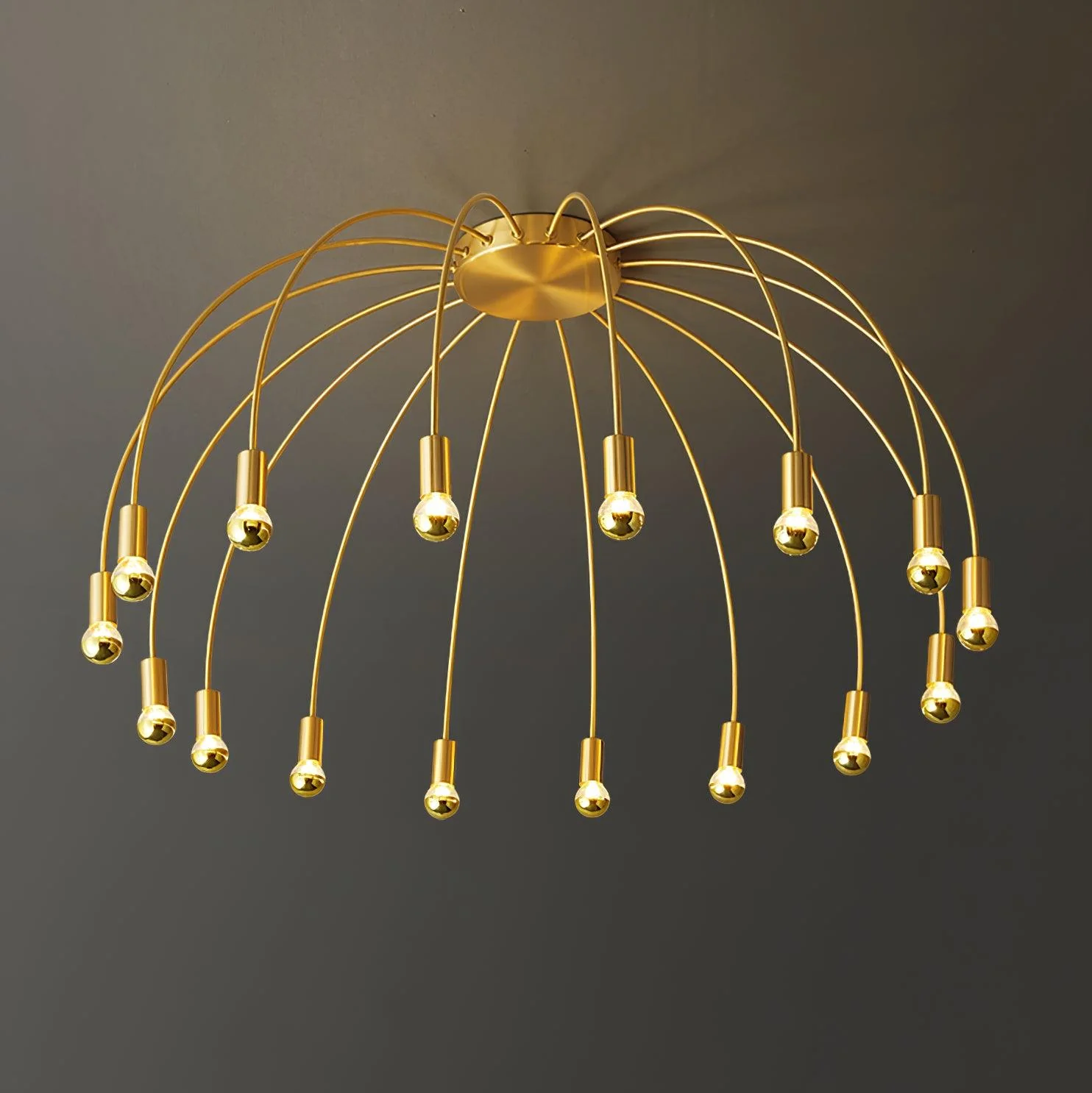 Sage Luxury Glass Ceiling Lamp - Image 8