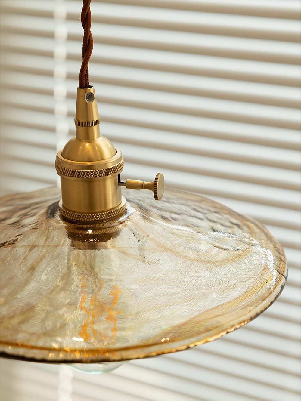 Sage Vintage Glass Pendant Light - Image 13