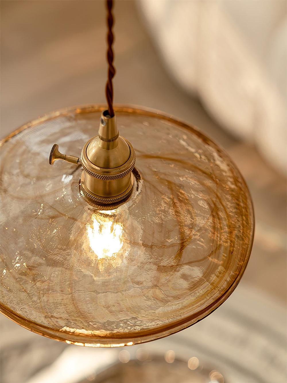 Sage Vintage Glass Pendant Light - Image 14