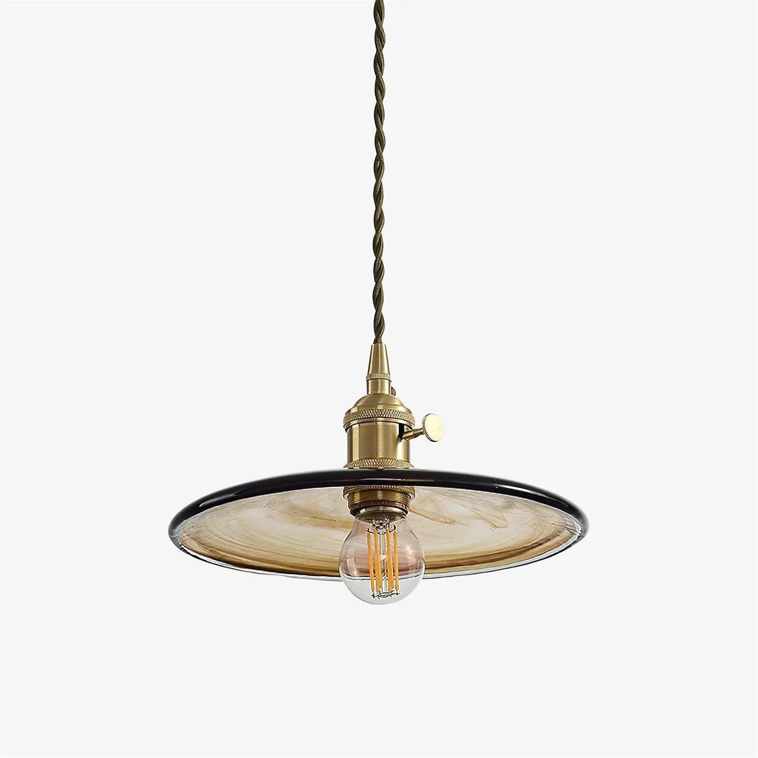 Sage Vintage Glass Pendant Light - Image 21