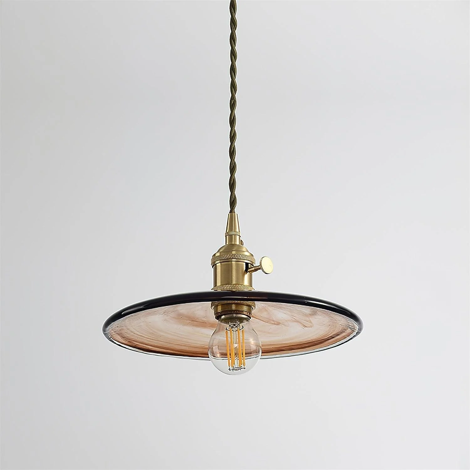 Sage Vintage Glass Pendant Light - Image 23