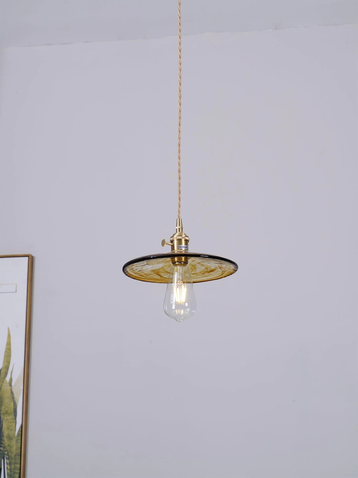 Sage Vintage Glass Pendant Light - Image 27