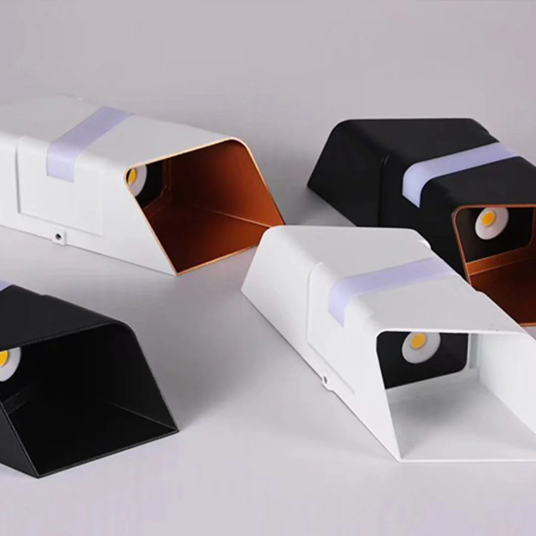 Salt Square Tube LED Outdoor Wall Lights - Image 2