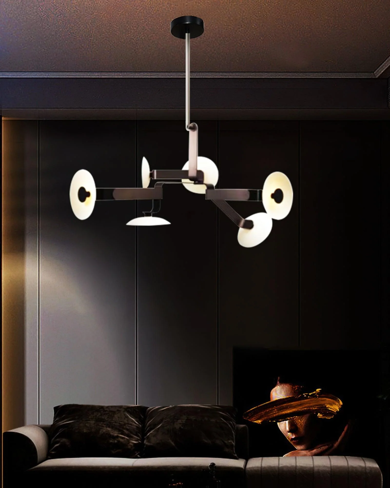Samuel Vintage Chandelier - Image 12