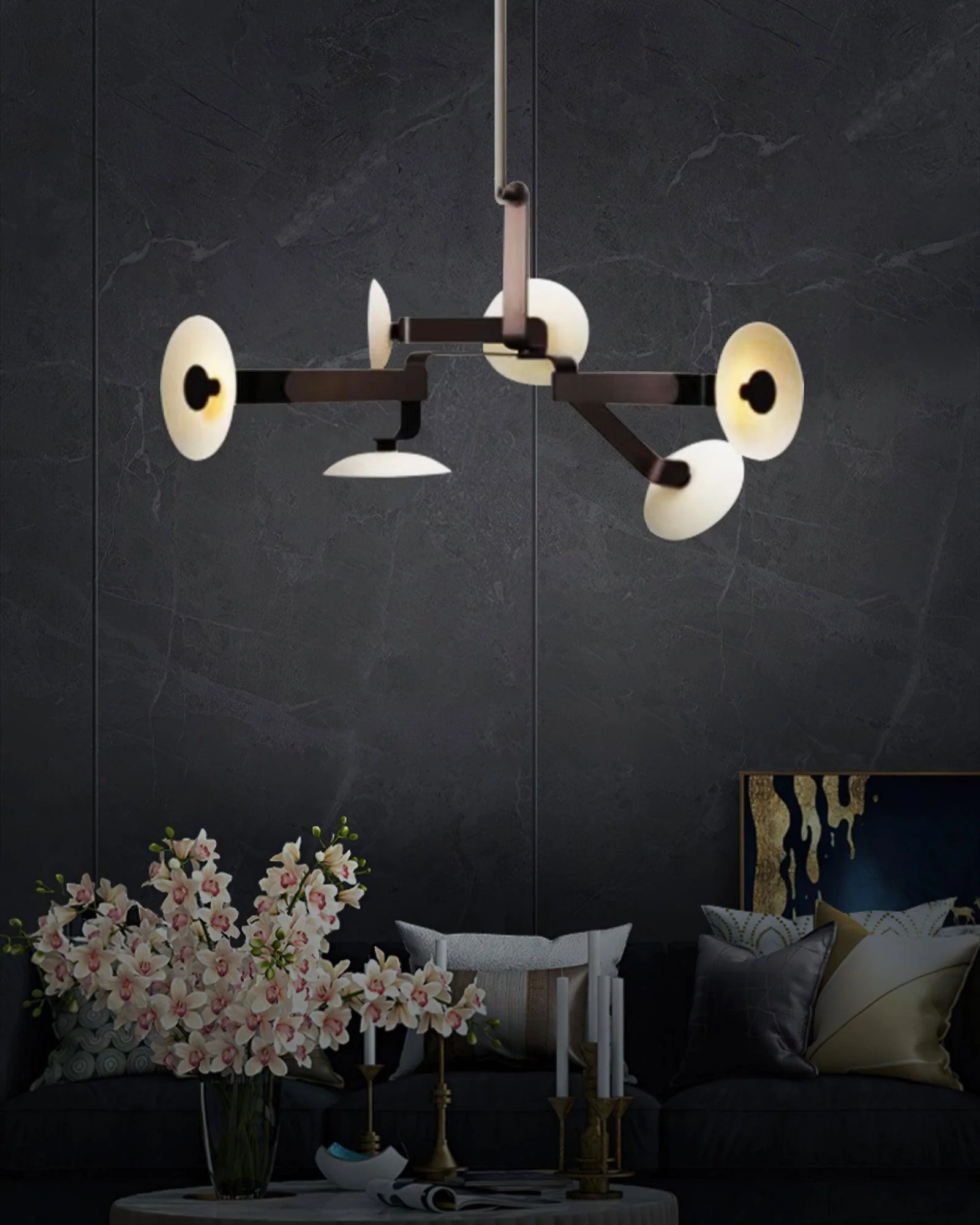 Samuel Vintage Chandelier - Image 9