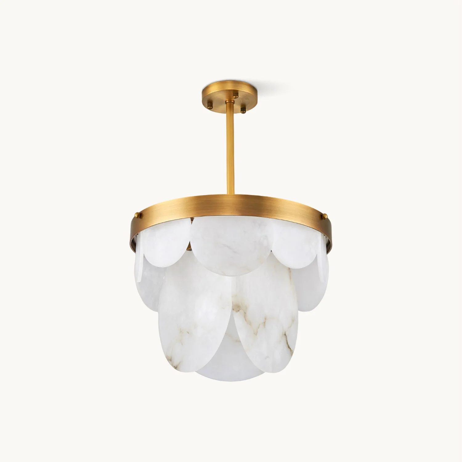Sasha Modern Alabaster Chandelier