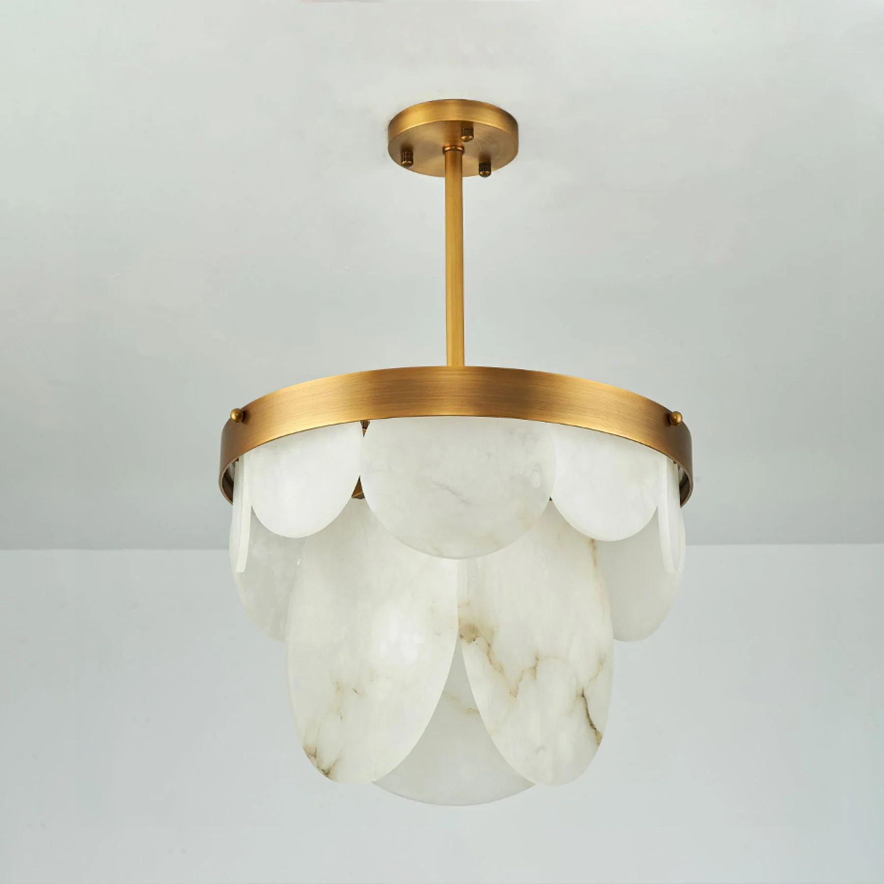 Sasha Modern Alabaster Chandelier - Image 10