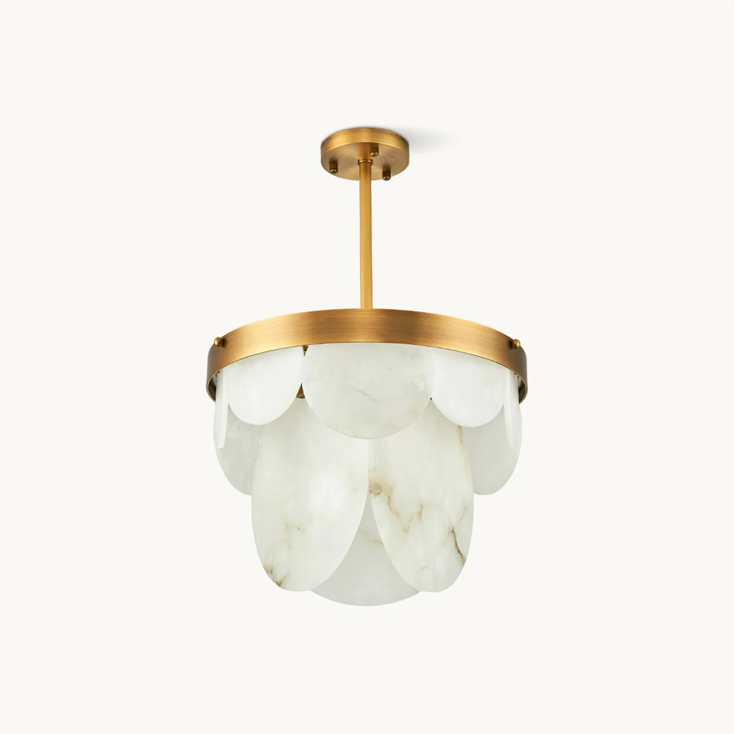 Sasha Modern Alabaster Chandelier - Image 11