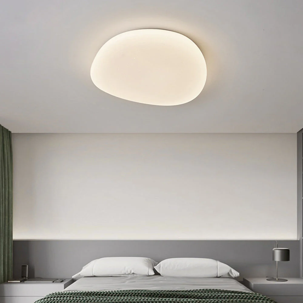 Sayu Flush Mount Ceiling Light, Pebbles Shape - Image 6