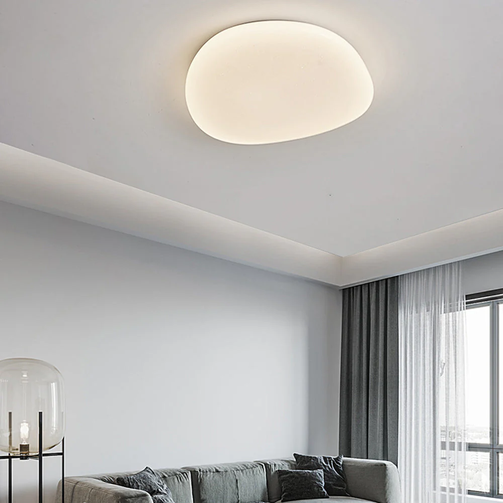 Sayu Flush Mount Ceiling Light, Pebbles Shape - Image 7