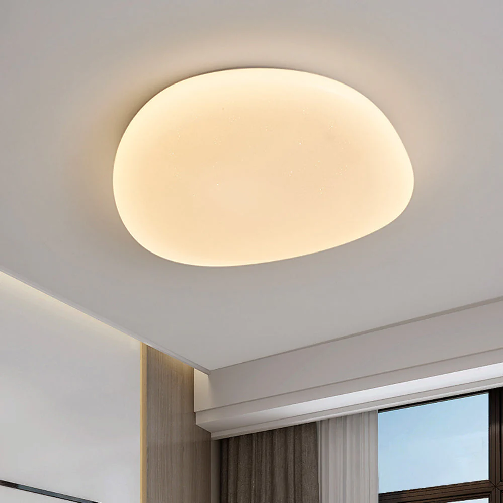 Sayu Flush Mount Ceiling Light, Pebbles Shape - Image 8