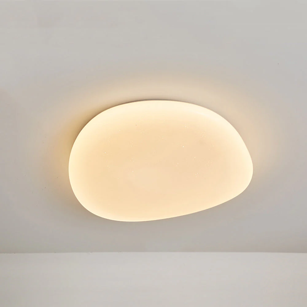 Sayu Flush Mount Ceiling Light, Pebbles Shape - Image 9