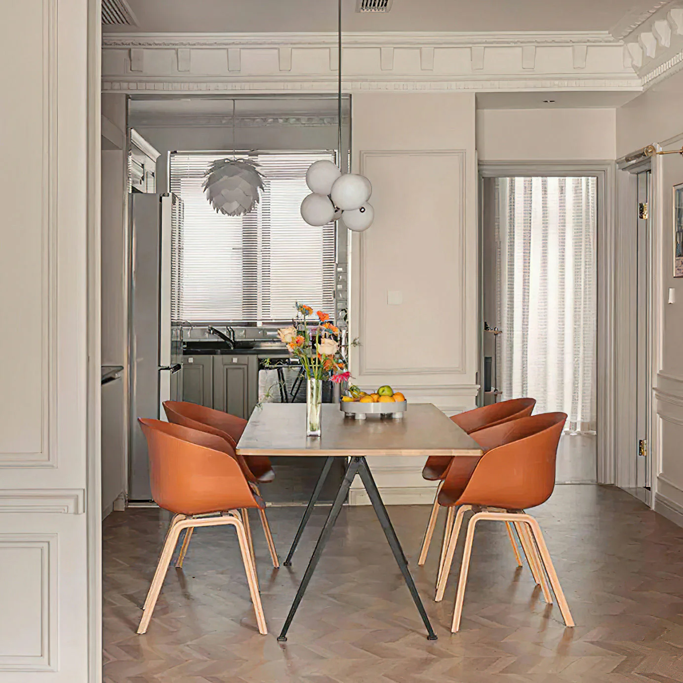 Scott Contemporary Glass Chandelier - Image 3