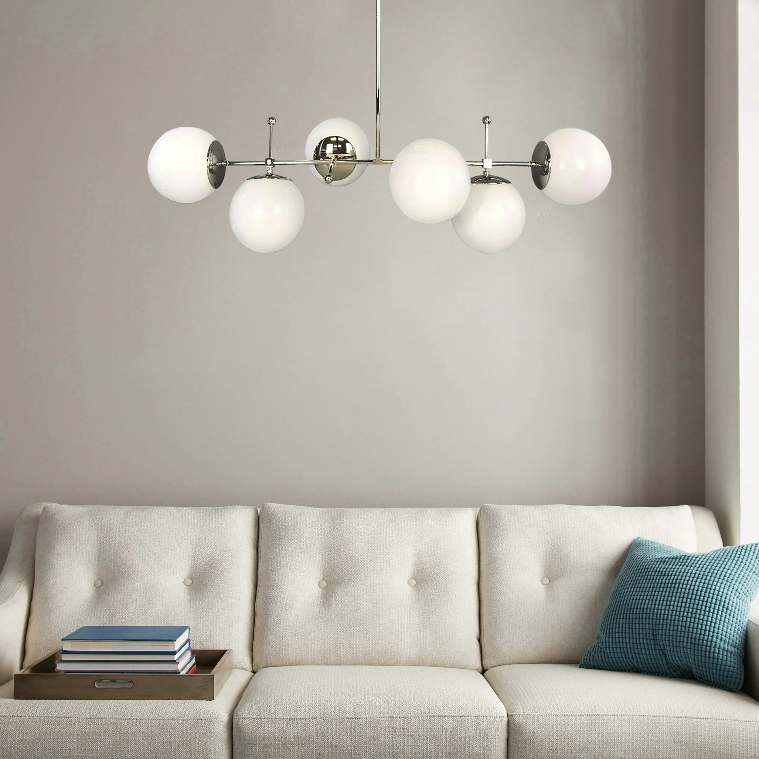 Scott Contemporary Glass Chandelier - Image 5