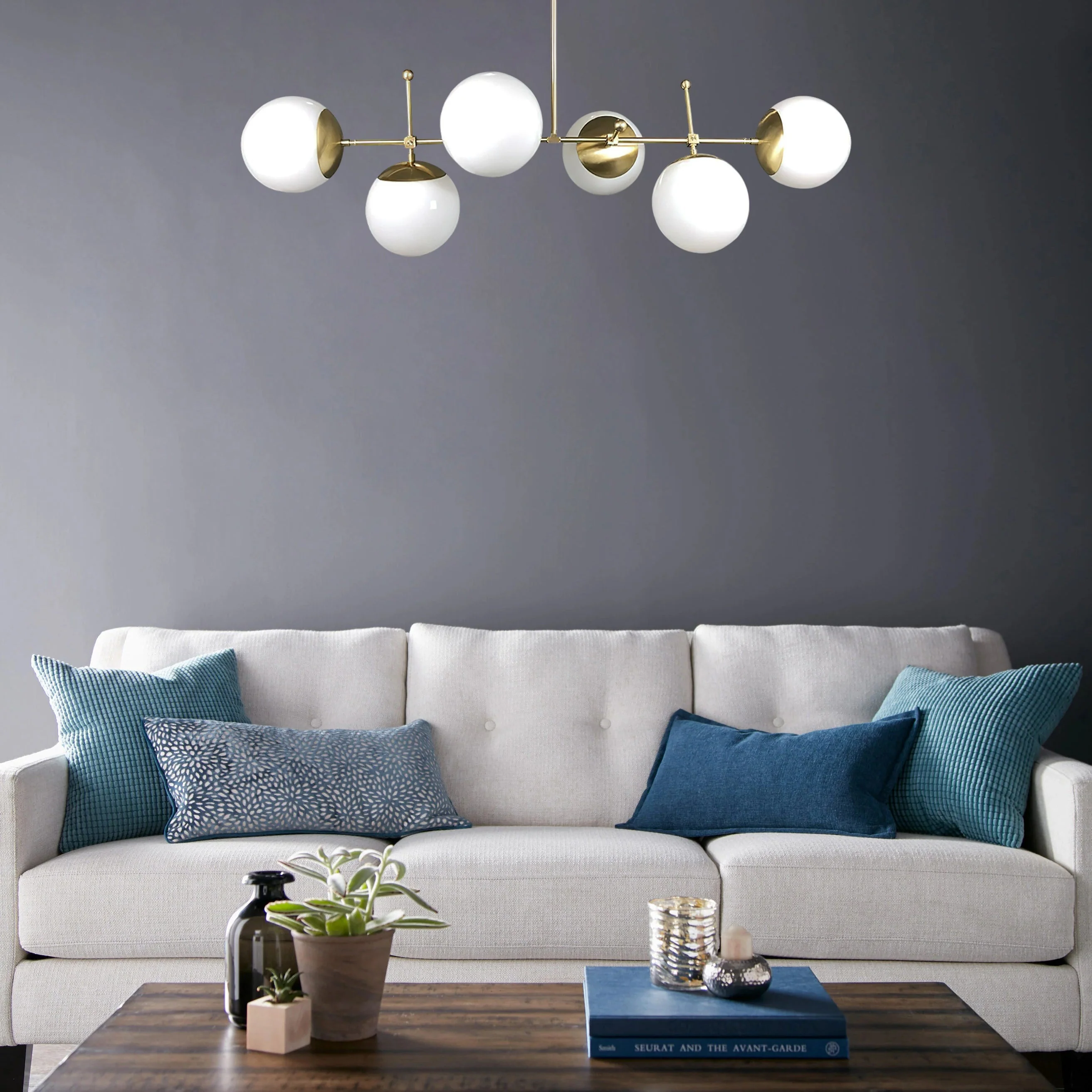 Scott Contemporary Glass Chandelier - Image 6