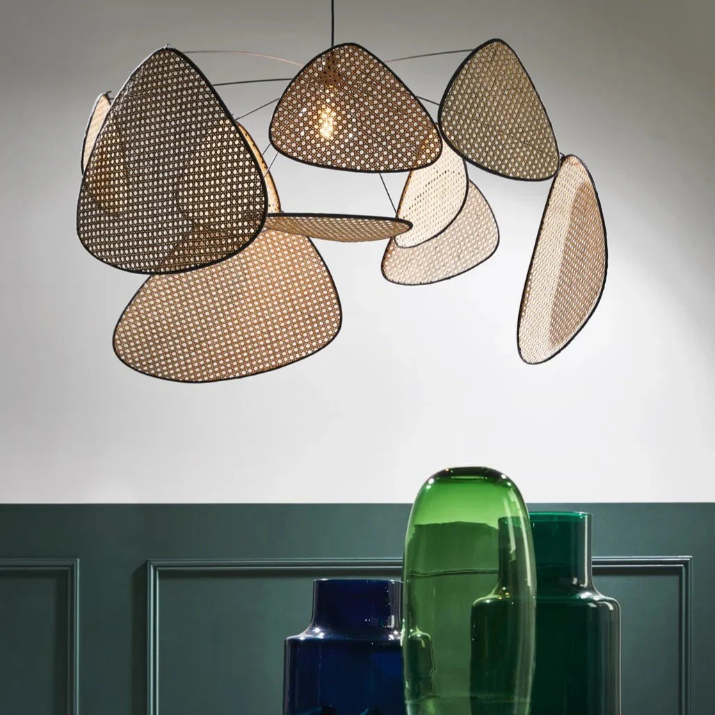 Screen Farmhouse Bamboo Chandelier - Image 10