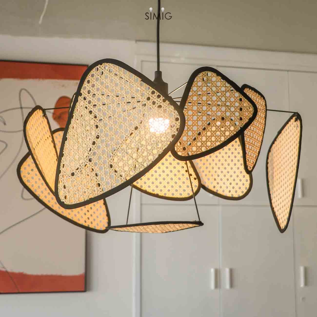 Screen Farmhouse Bamboo Chandelier - Image 2