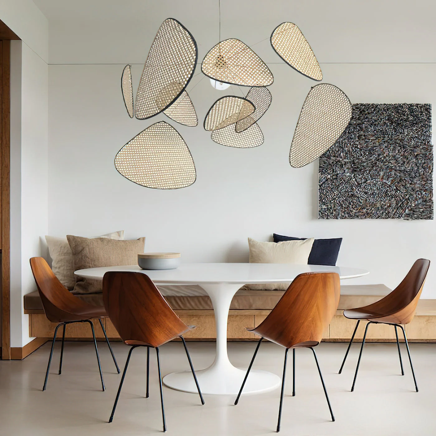 Screen Farmhouse Bamboo Chandelier - Image 20