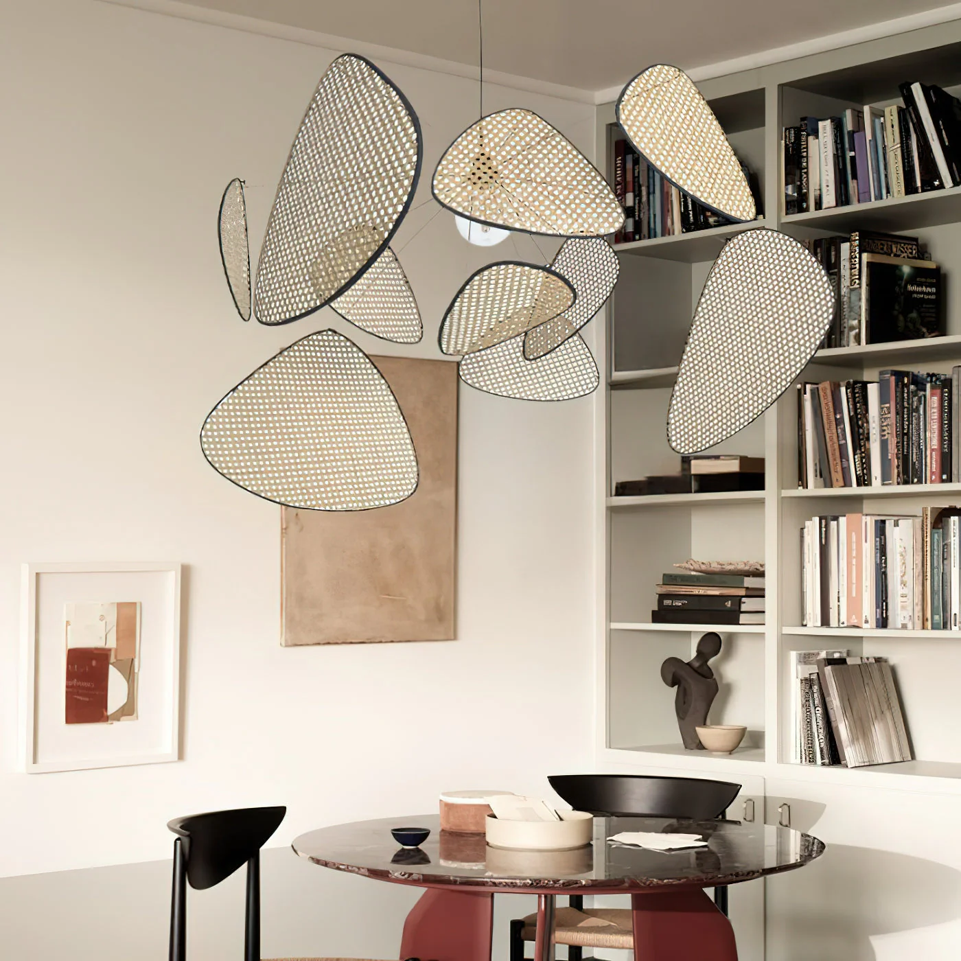 Screen Farmhouse Bamboo Chandelier - Image 21
